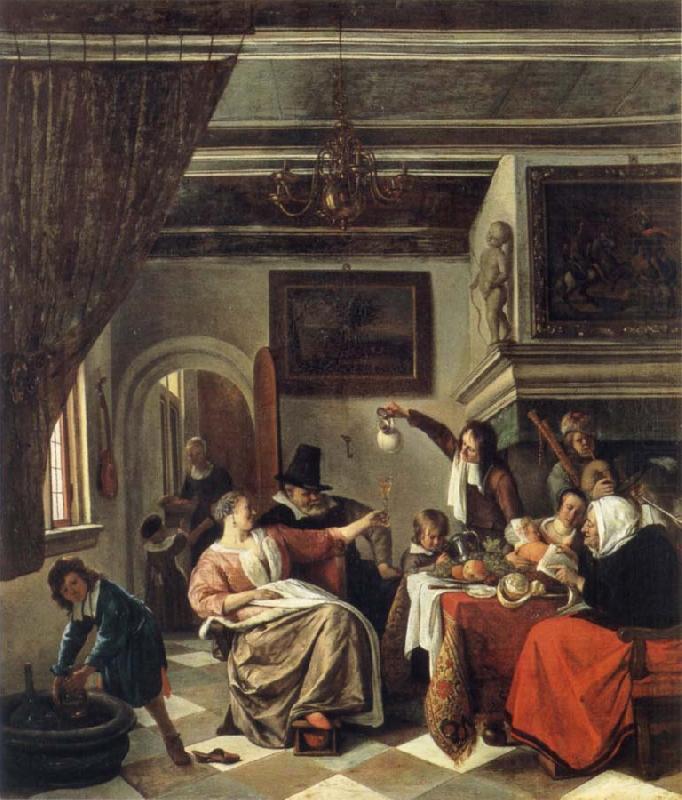 Jan Steen The Way we hear it is the way we sing it china oil painting image